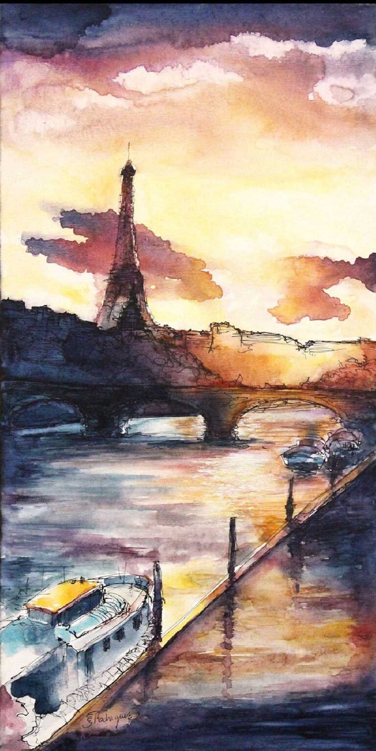 Paris at sunrise