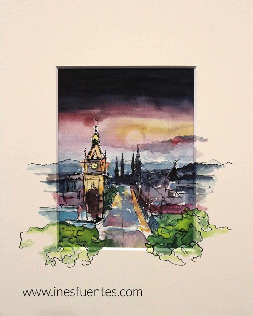 32 Edinburg¬¥s sunsent