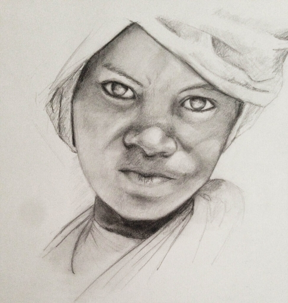 Portrait Study boy – Pencil